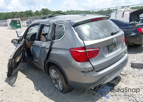2017 BMW X3 xDrive28I z USA, uszkodzony, nr VIN 5UXWX9C50H0D98518
